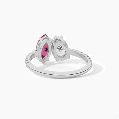 Pink diamond ring