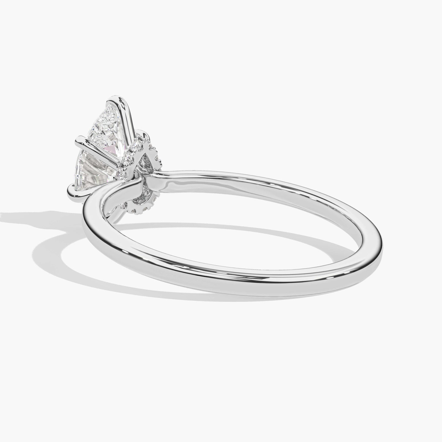 teardrop diamond ring
