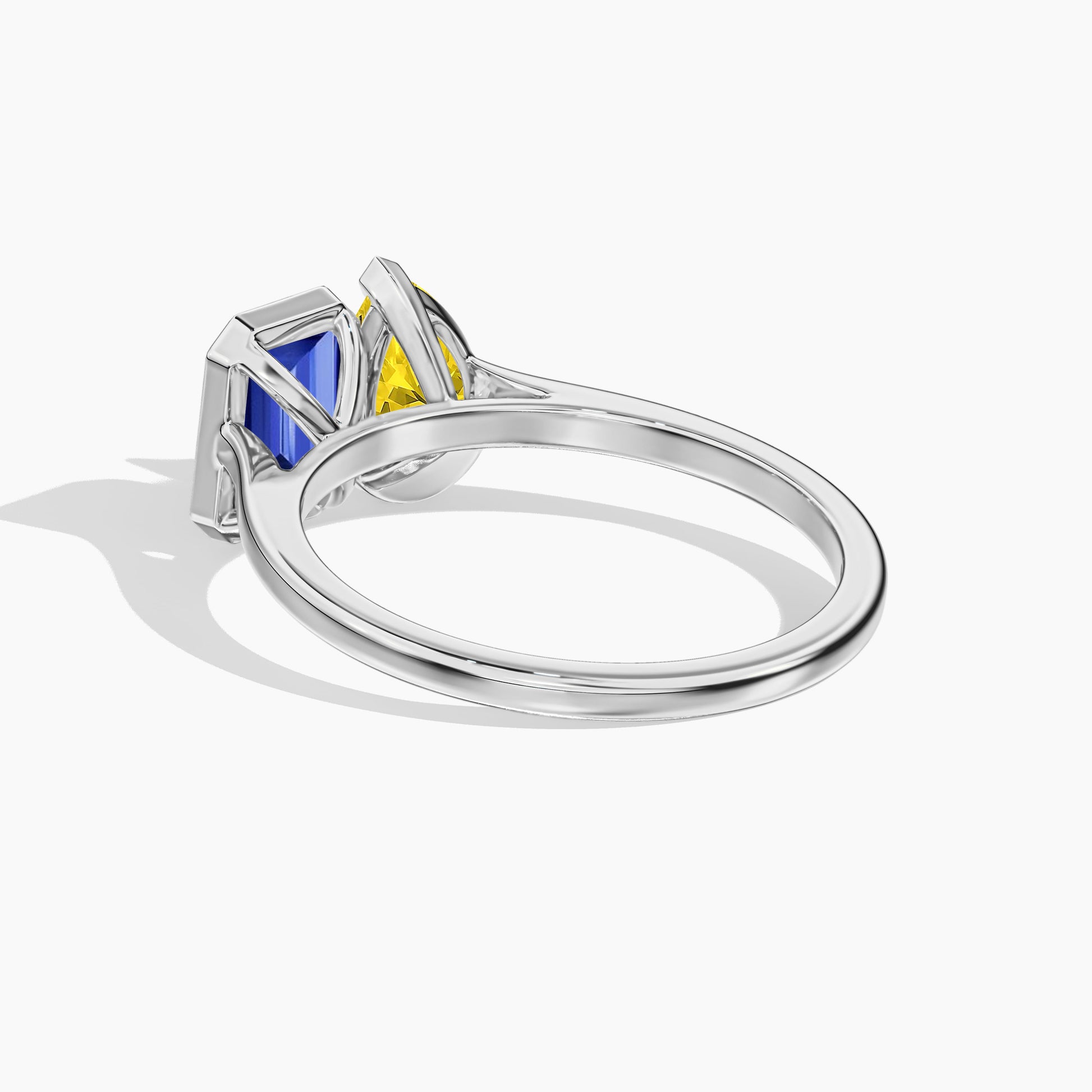 blue diamond ring