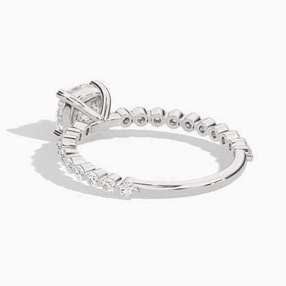 silver diamond rings for women