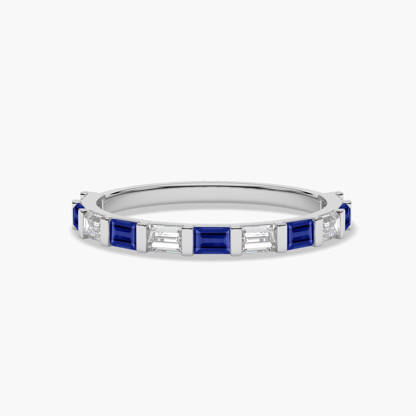 Baguette diamond band