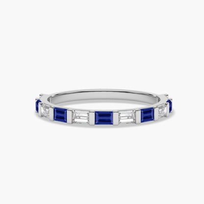 Baguette diamond band