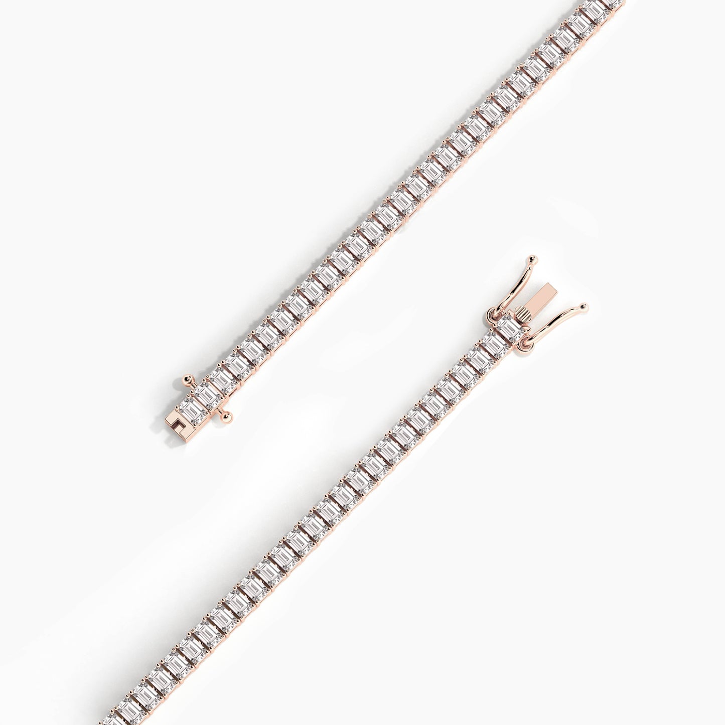diamond emerald tennis bracelet