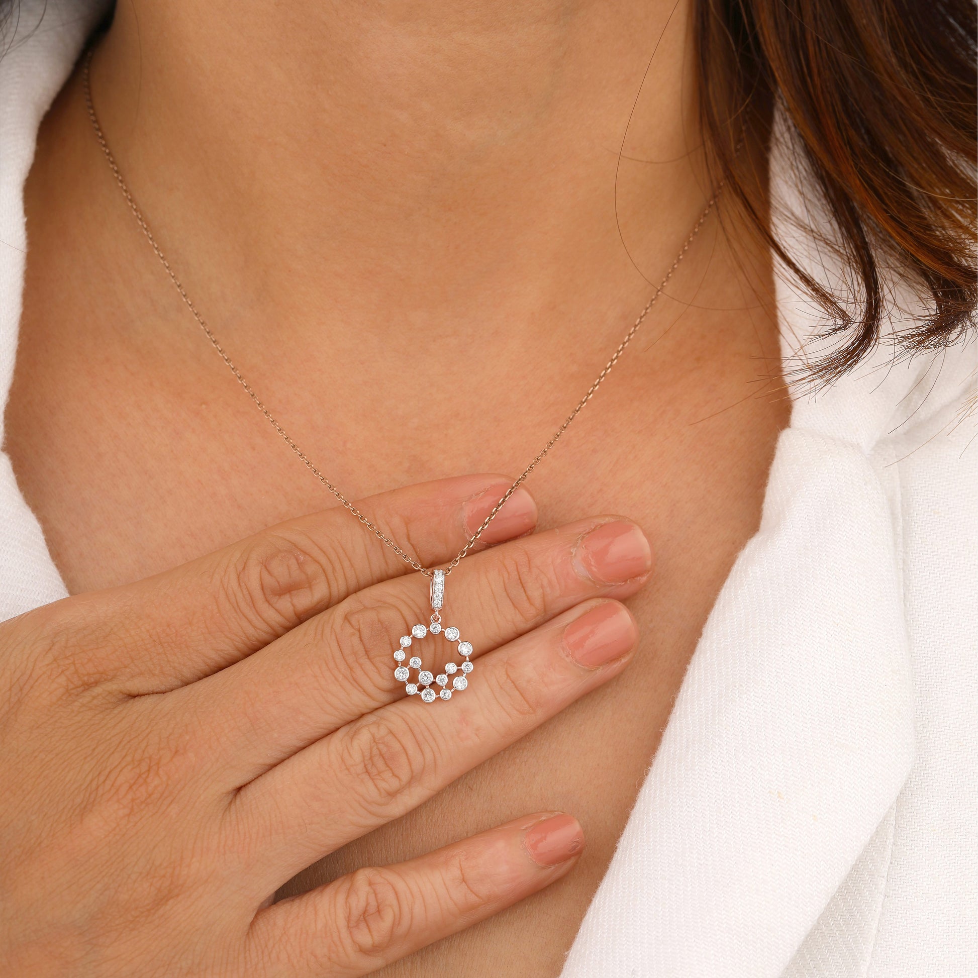 diamond pendant set with price​a