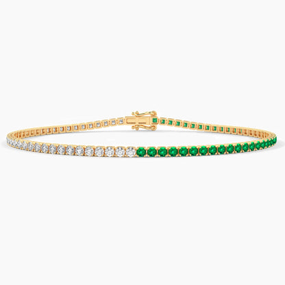 emerald diamond bracelet​