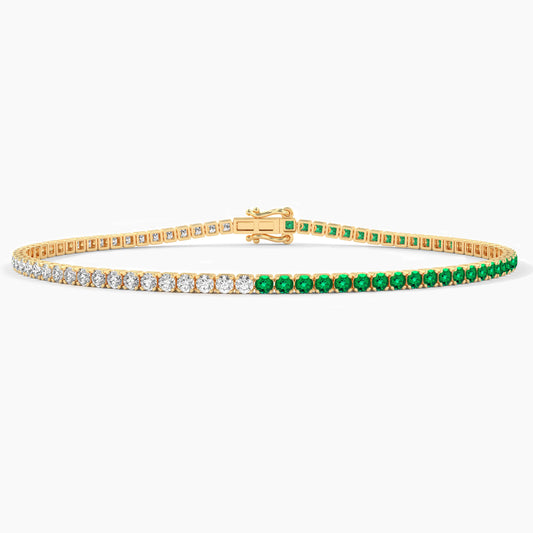 emerald diamond bracelet​
