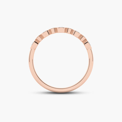 purplr diamond Wedding band
