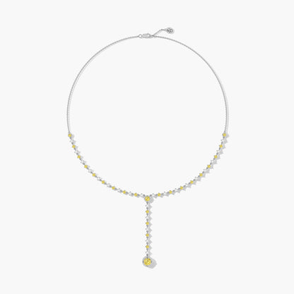 yellow necklace set