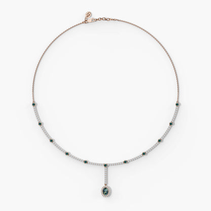 expensive blue diamond necklace​
