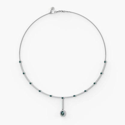 expensive blue diamond necklace​