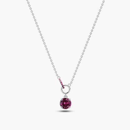 gem pendant​ white  gold