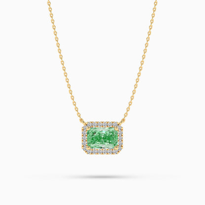 green diamond pendant