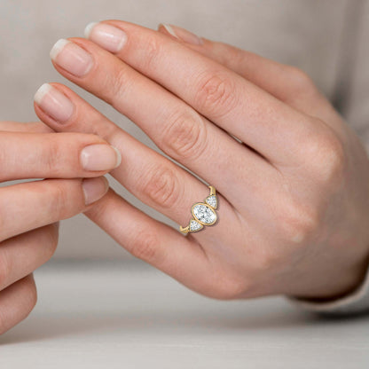 diamond ring without prong