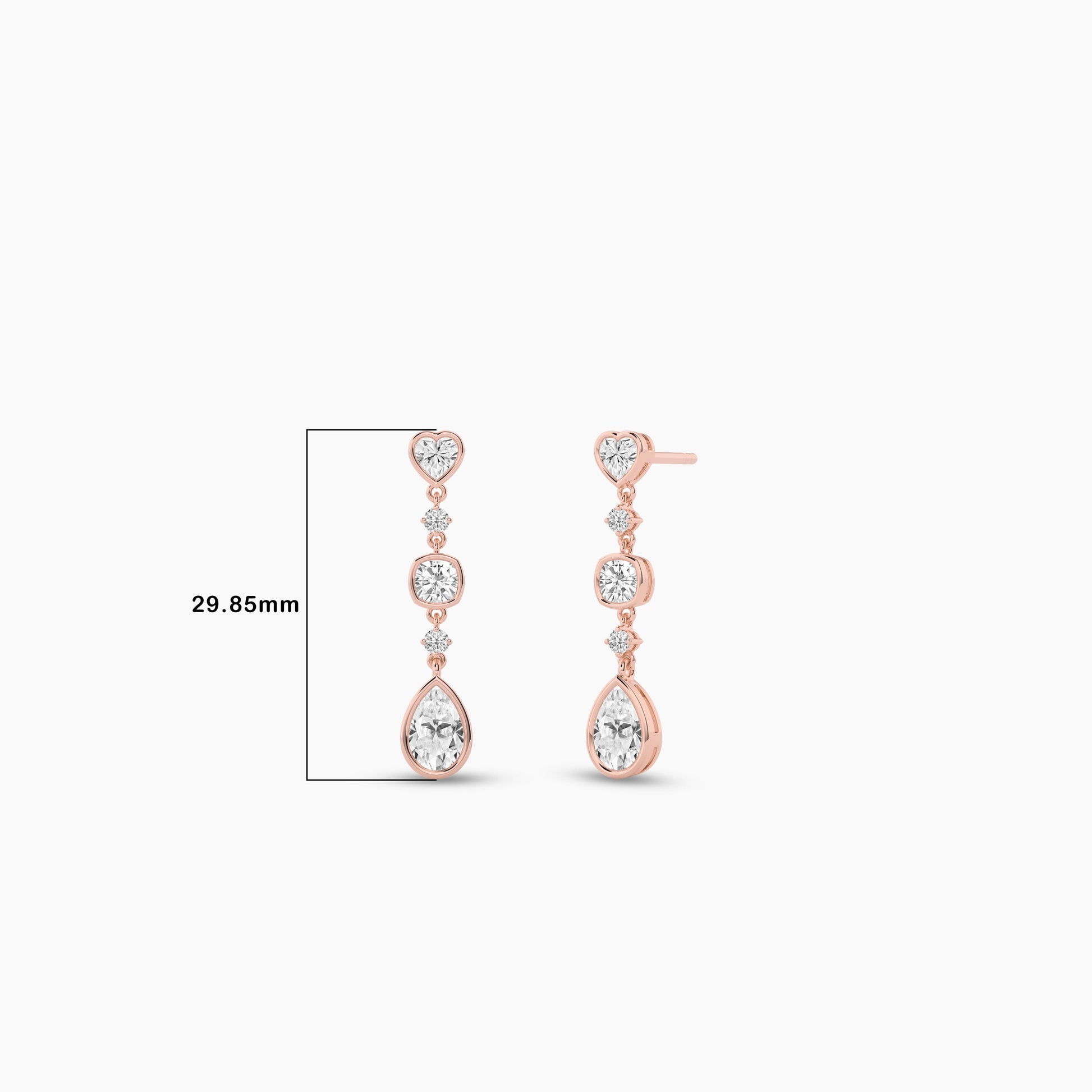 silver dangle earrings