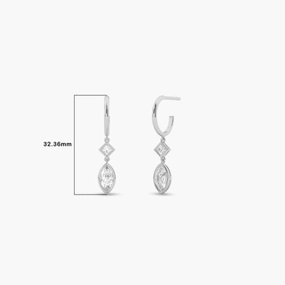 Diamond drop necklace