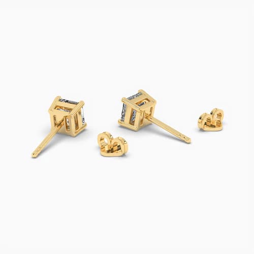 mens silver diamond earrings​