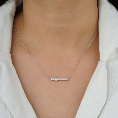 modern diamond pendant