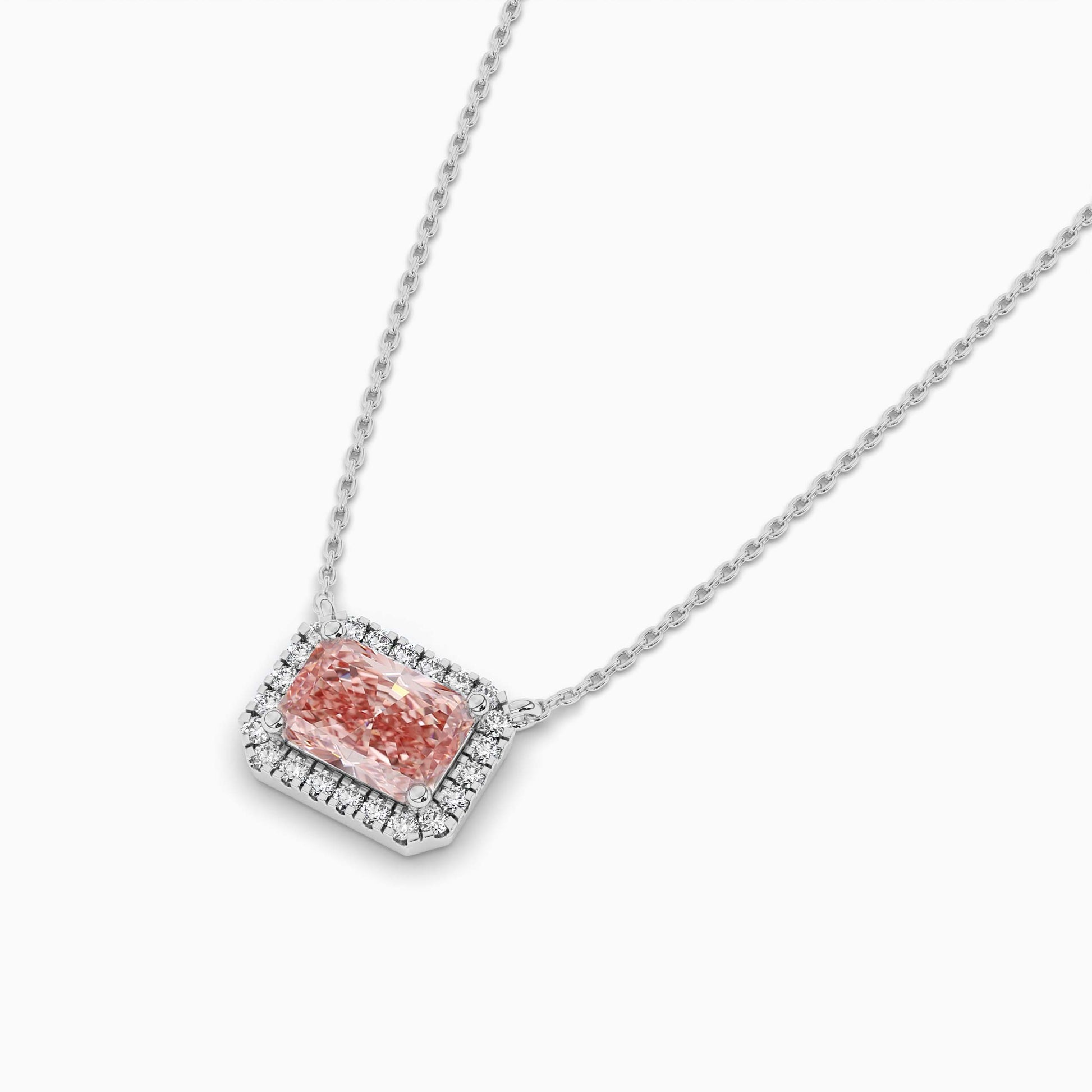 orange diamond pendant 