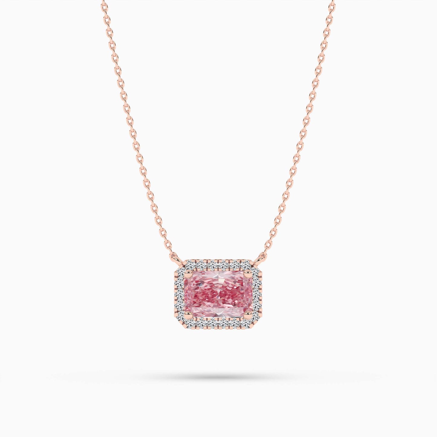 pink diamond pendant necklace