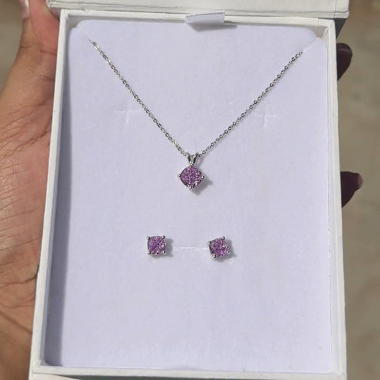 simple diamond necklace