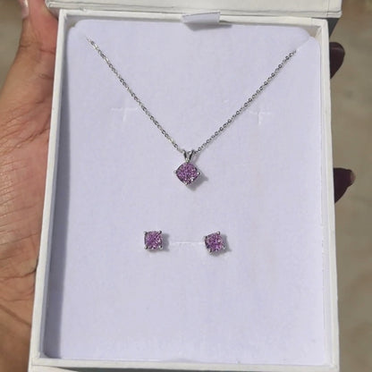 simple diamond necklace