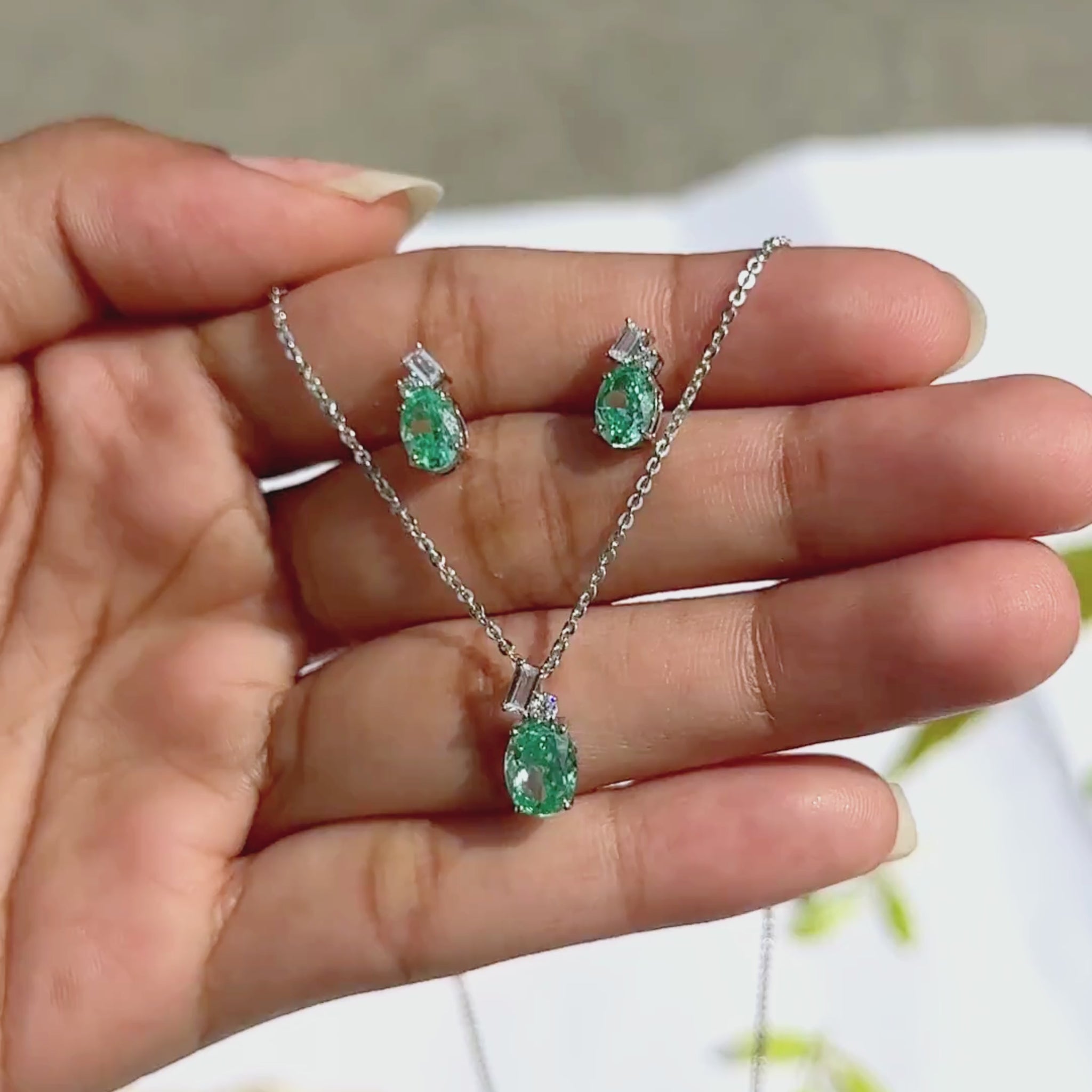 Green Stone Pendant