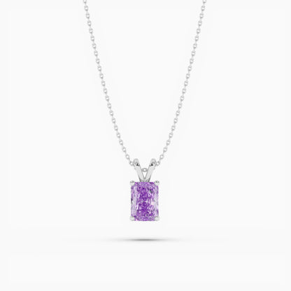 radiant purple pendant