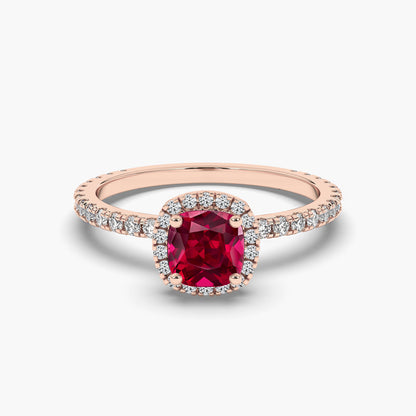 Ruby engagement rings