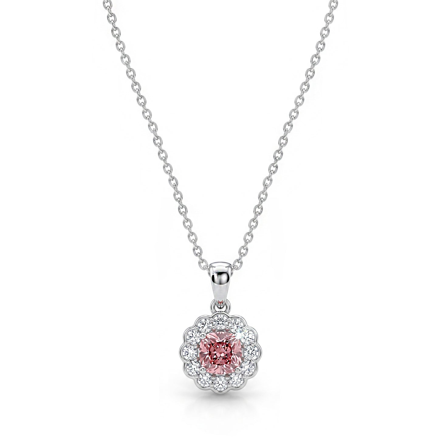 Pink Diamond pendant