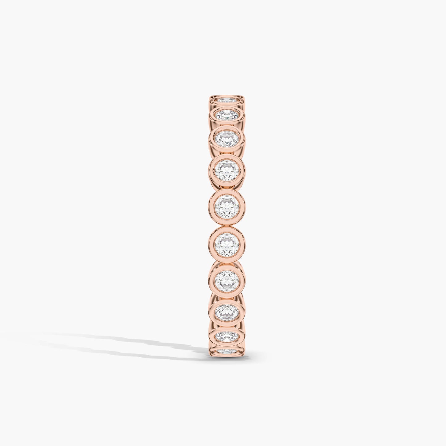 rose gold Sterling Silver Diamond Ring
