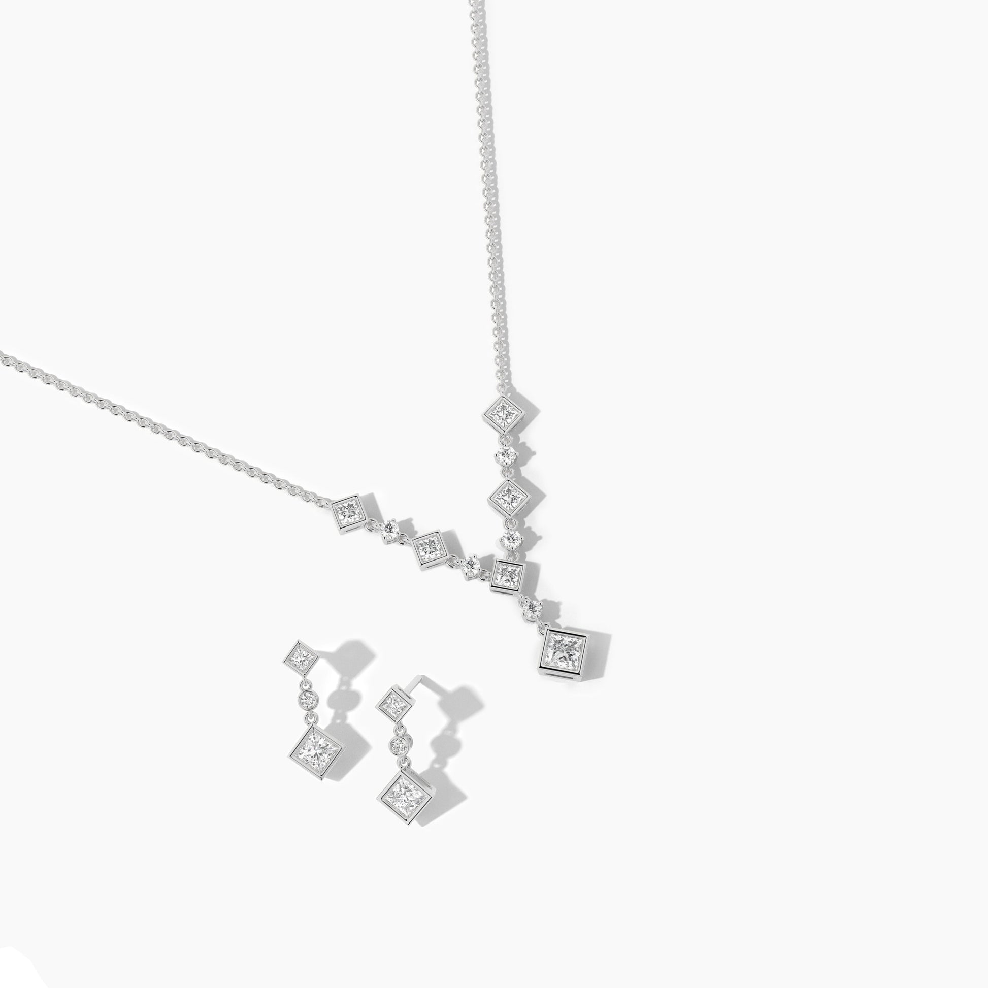 Silver earrings