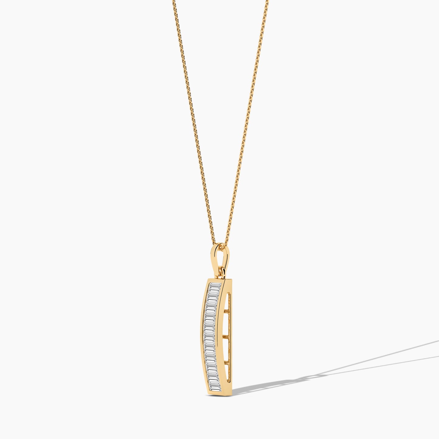 Silver Baguette Diamond Unique Lockets