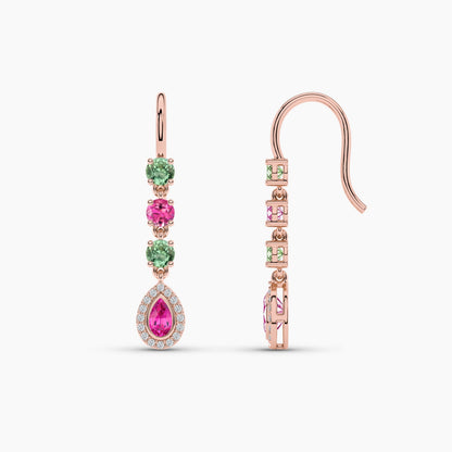 Small diamond earrings​