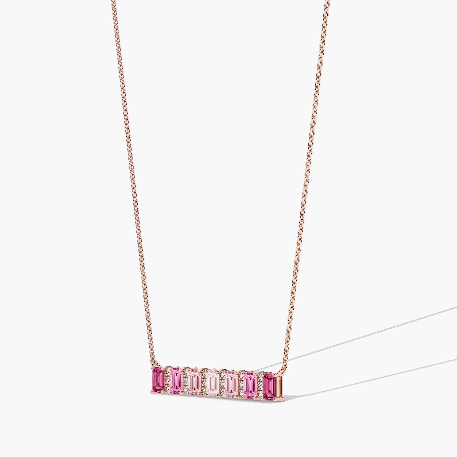 baby pink necklace
