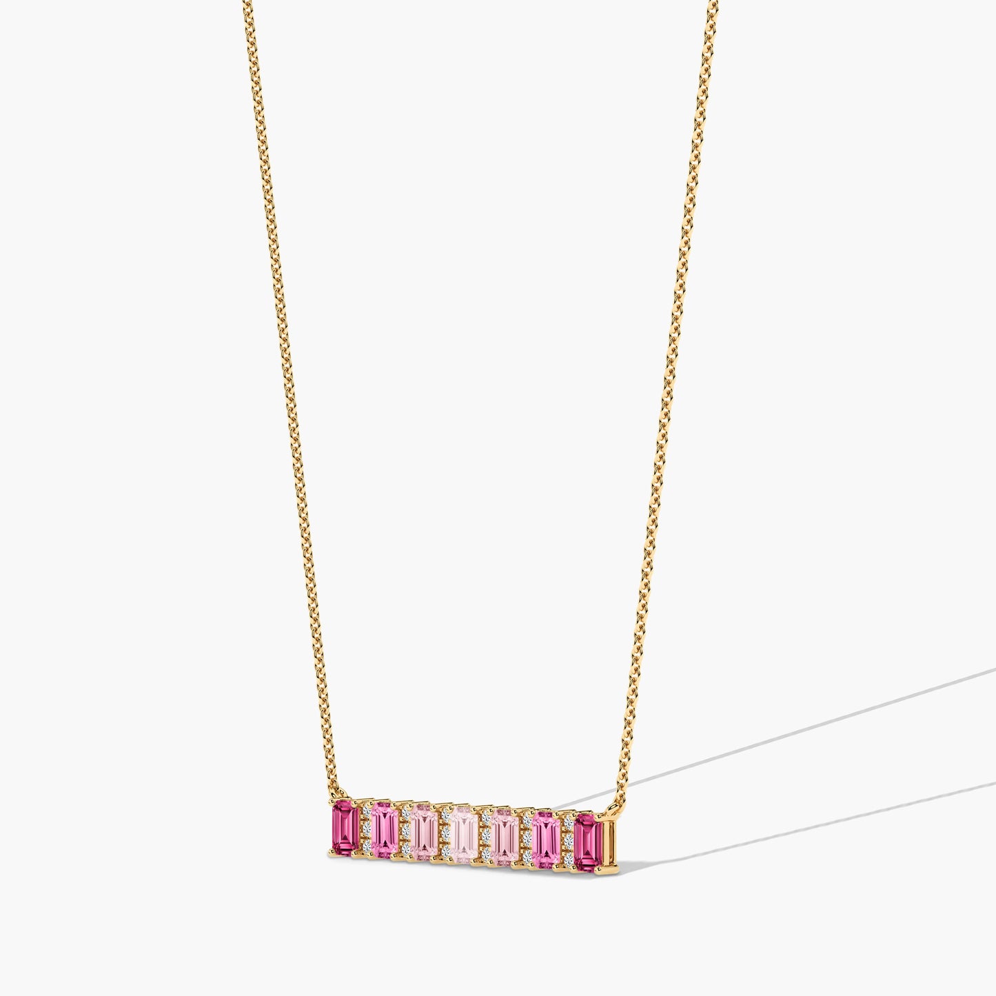 pink color necklace set