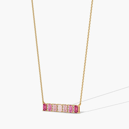 pink color necklace set