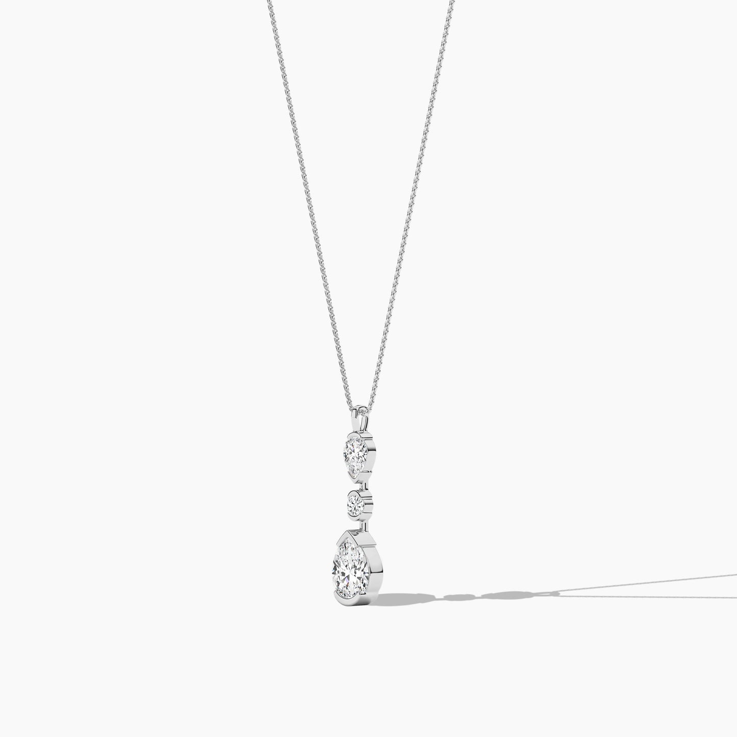 simple diamond necklace