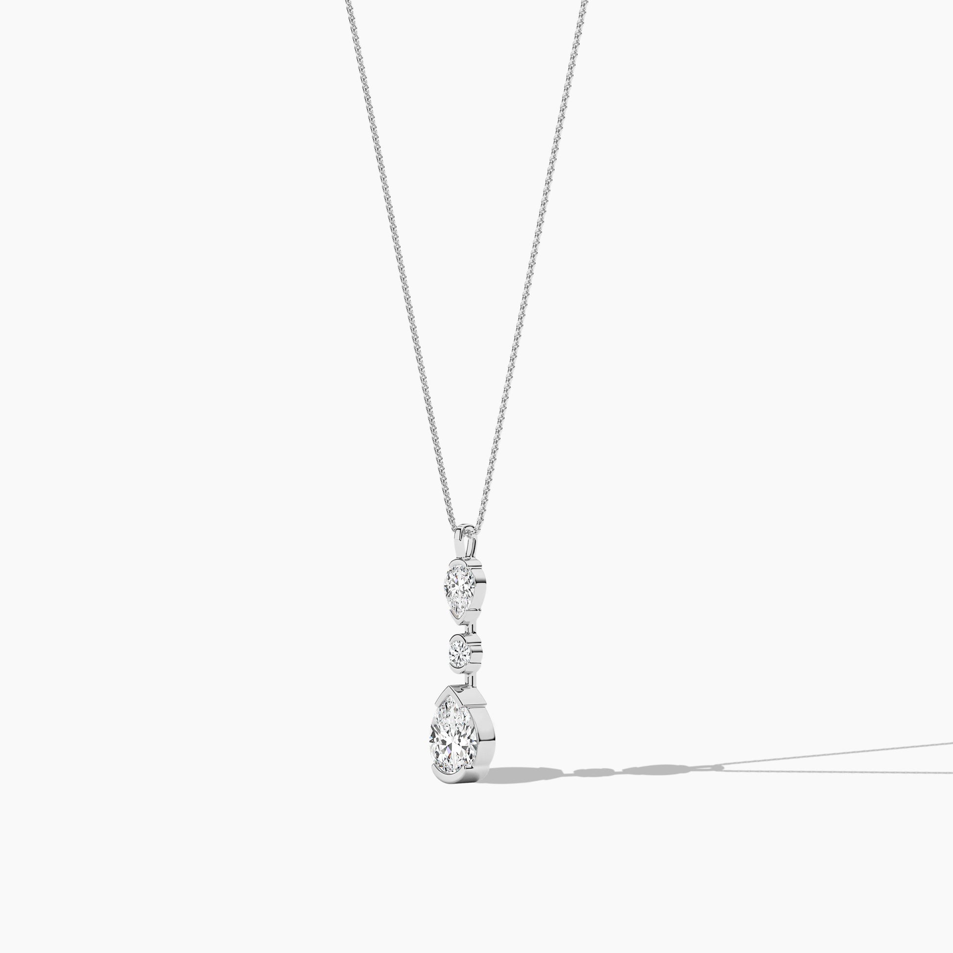 simple diamond necklace