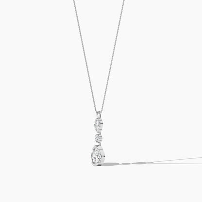 simple diamond necklace
