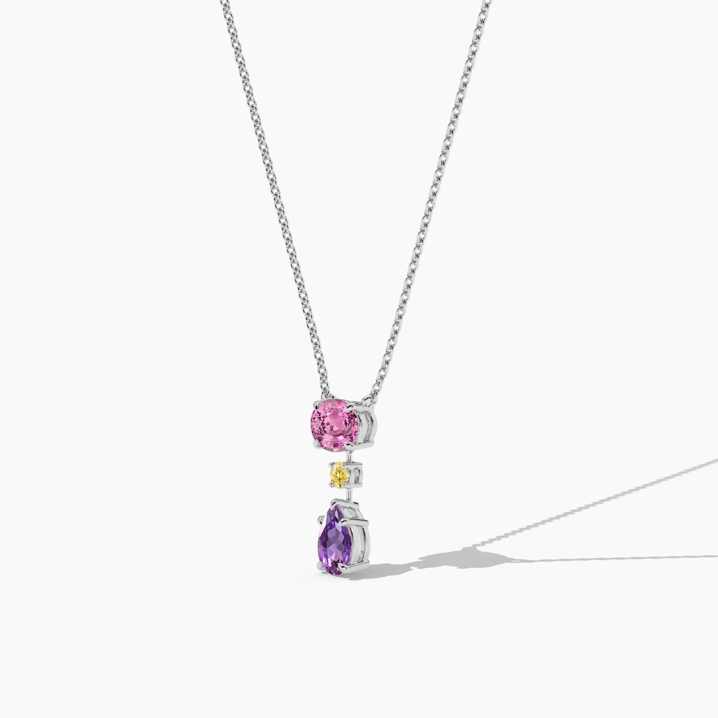 925 silver gemstone necklace