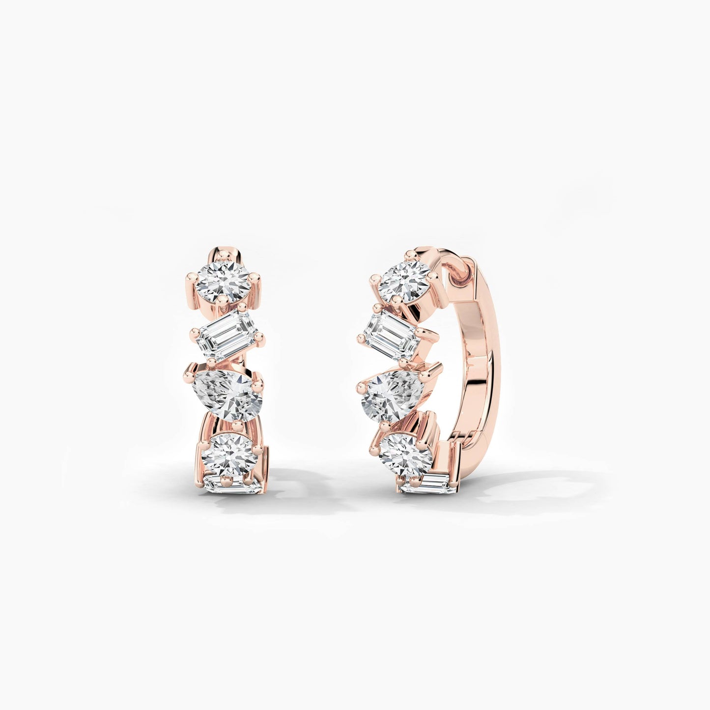 silver hoop earring