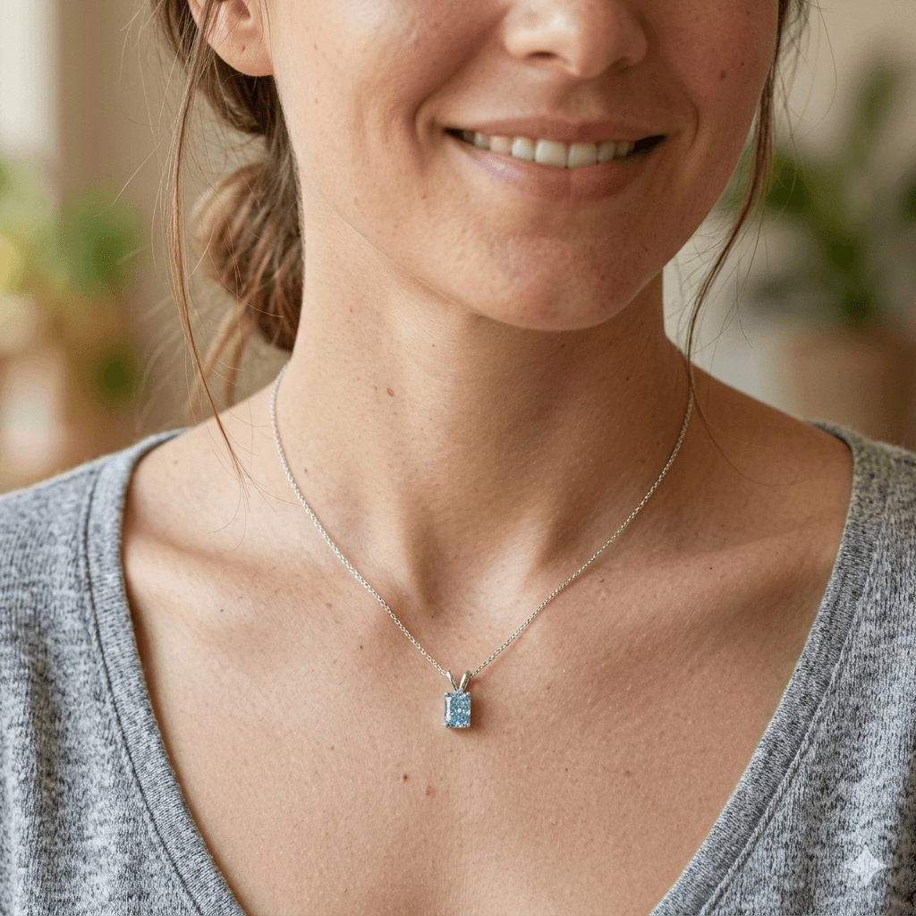 Ocean Love Silver Pendant Necklace