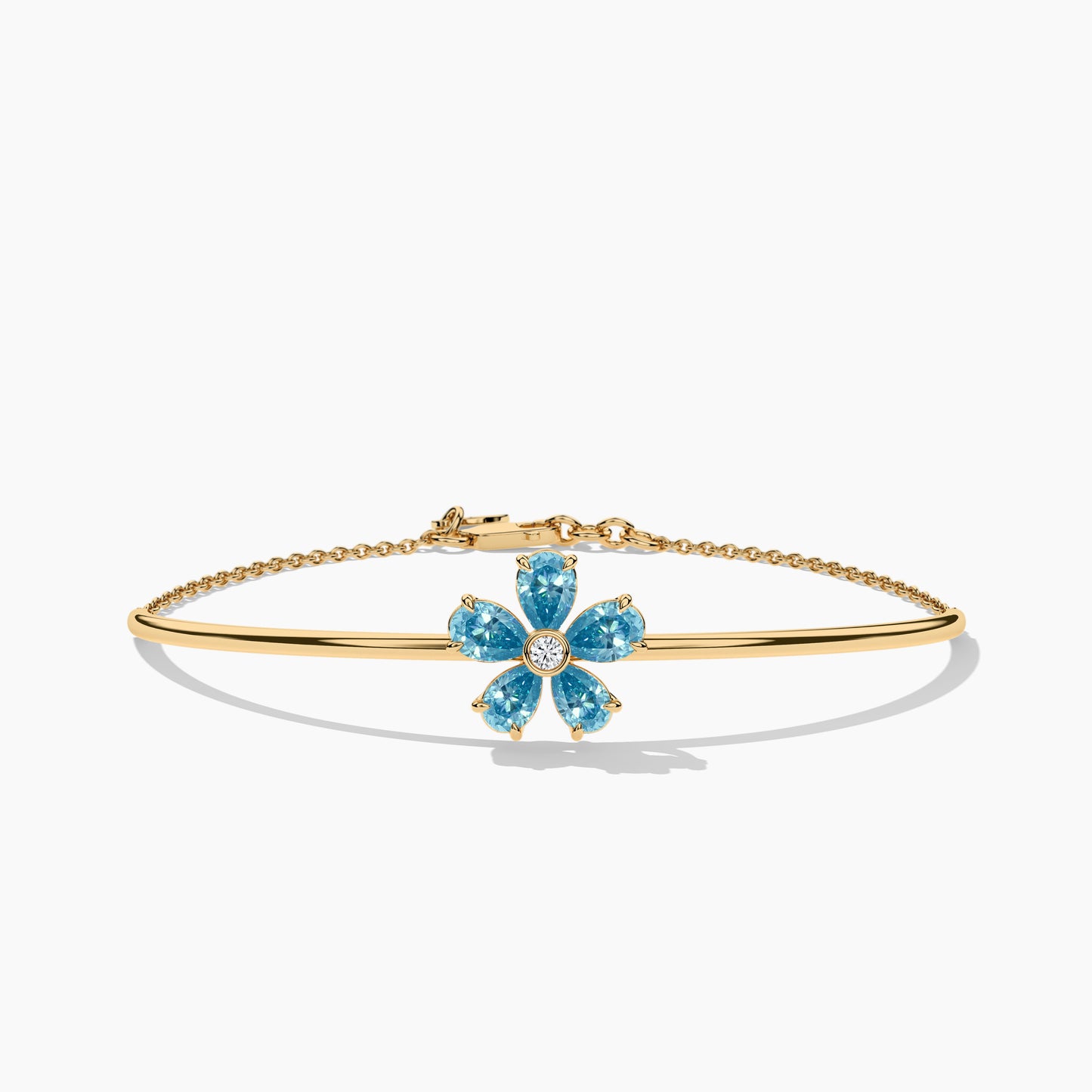 Ocean love blue diamond bracelet