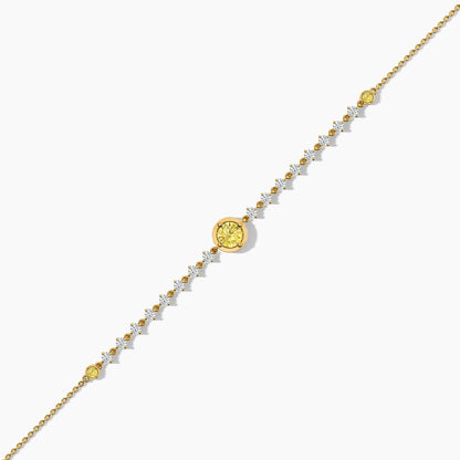 Silver hand bracelet