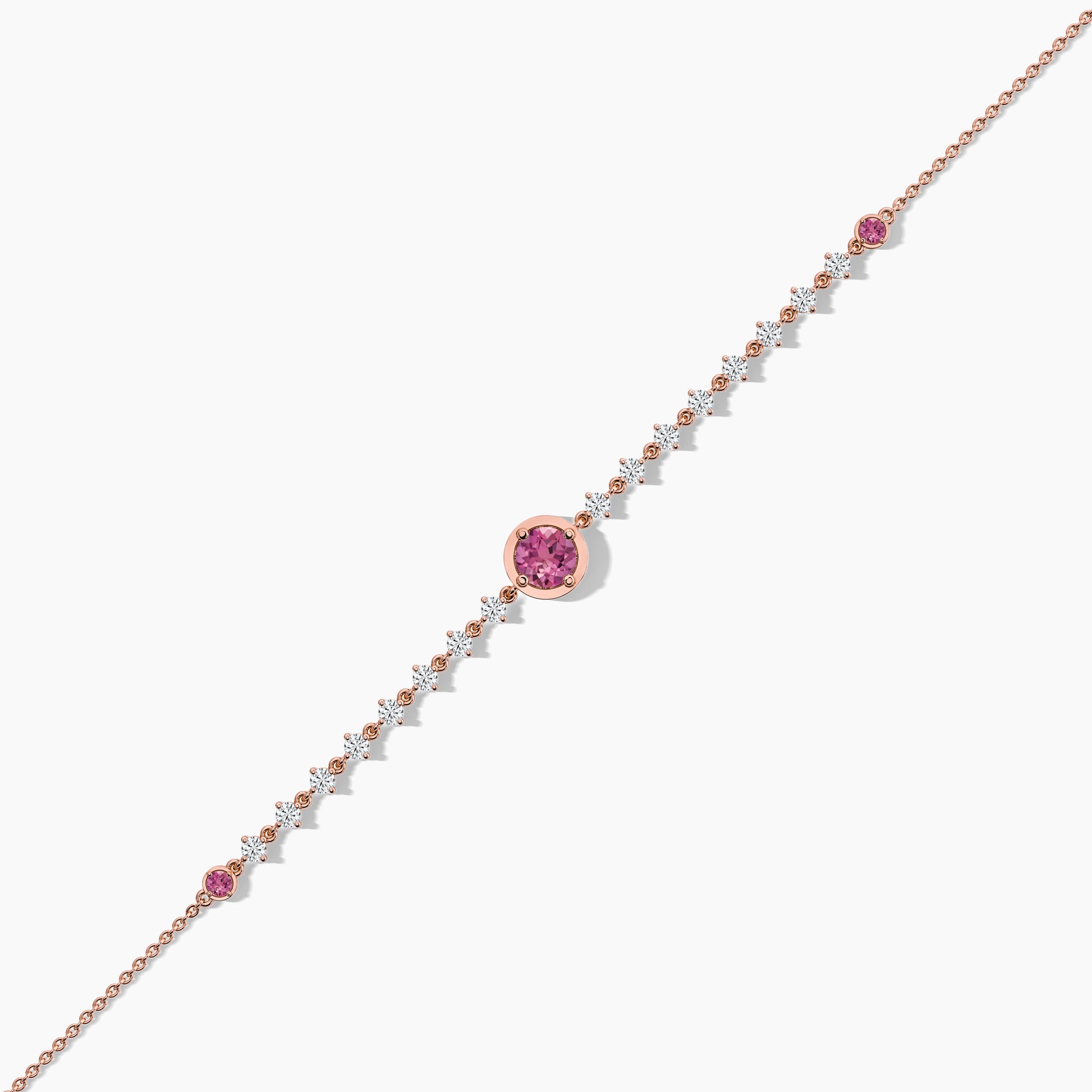 Pink diamond bracelet