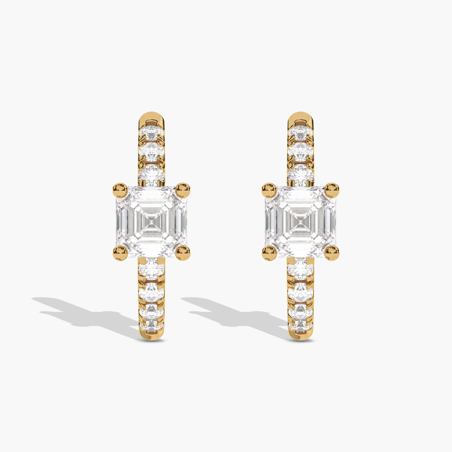 gold plated silver earrings