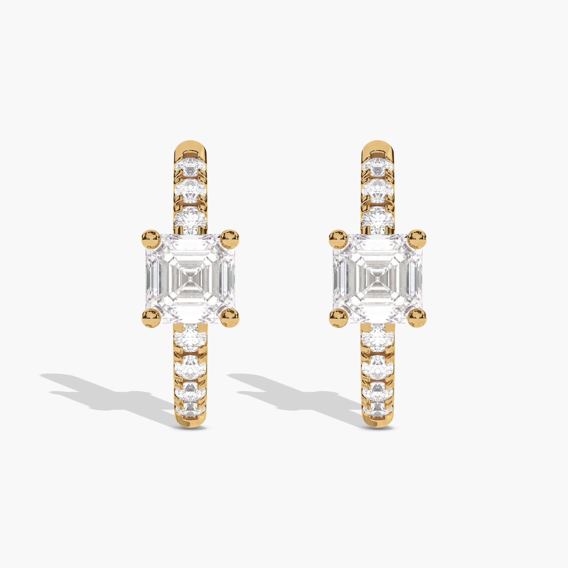 gold plated silver earrings