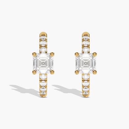 gold plated silver earrings
