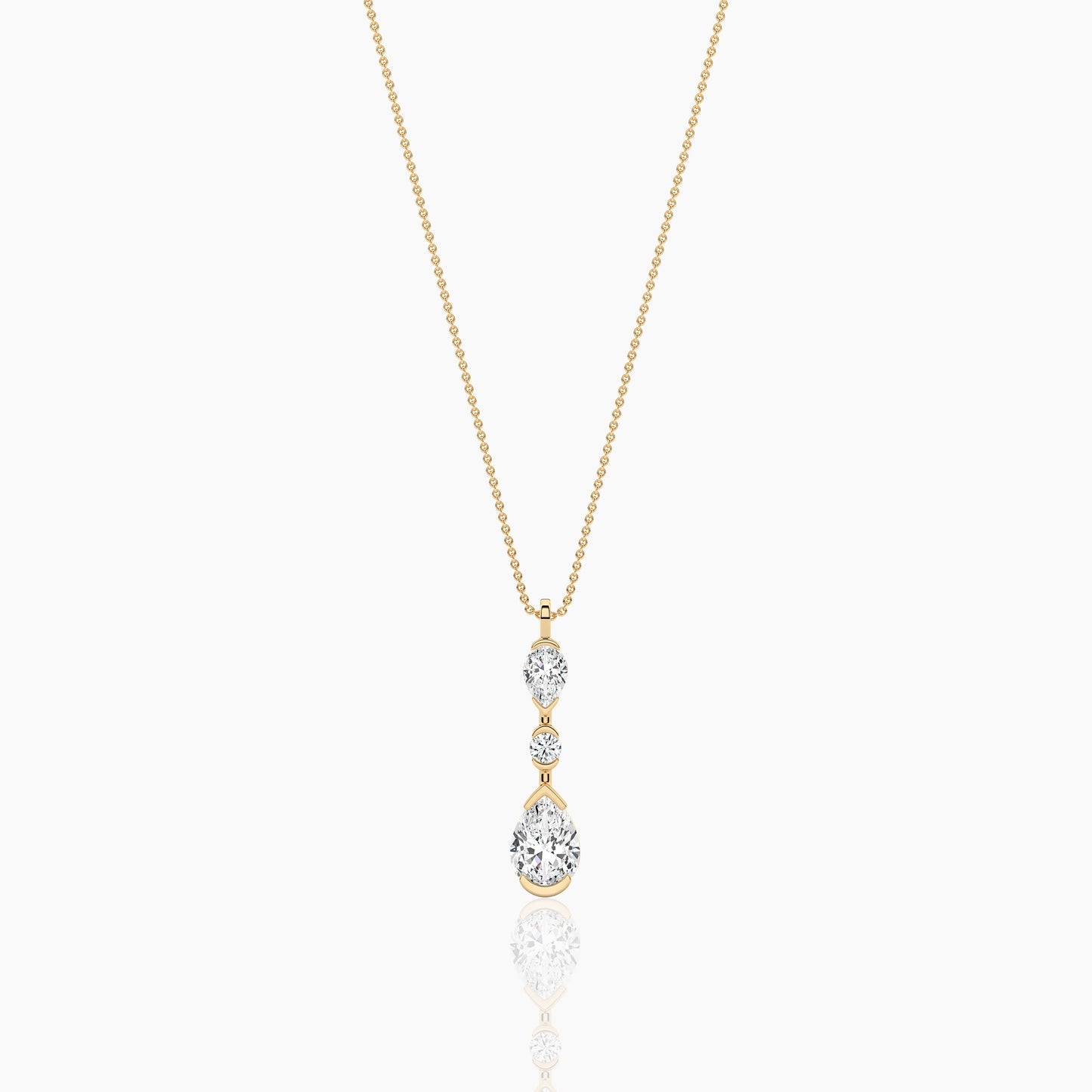 simple diamond necklace