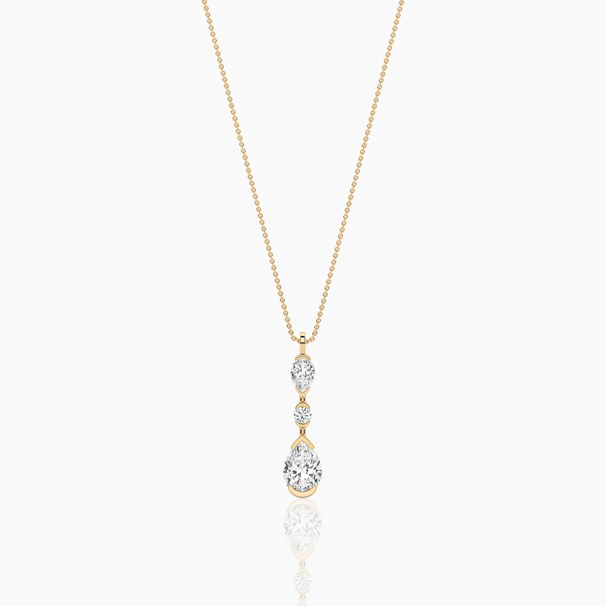 simple diamond necklace